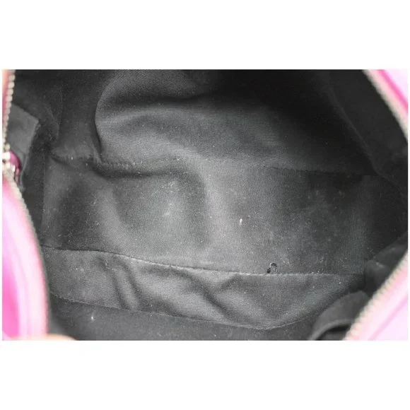 YVES SAINT LAURENT Lou Chevron Leather Camera Crossbody Bag Pink - Picture 10 of 12